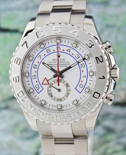 (image for) A ROLEX 18K WHITE GOLD OYSTER PERPETUAL YACHT- MASTER II / 116689